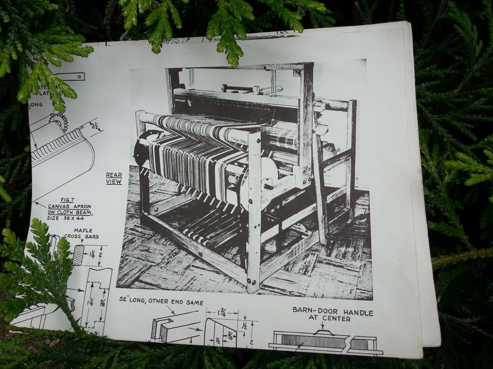 TABLE-TOP WEAVING LOOM copy carpentry plans textiles tool to make David Bryant