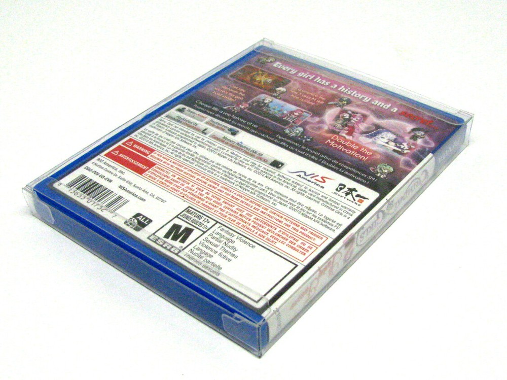 CLEAR PLASTIC PROTECTIVE BOX PROTECTOR SLEEVE CASE For SONY PS VITA CIB GAMES