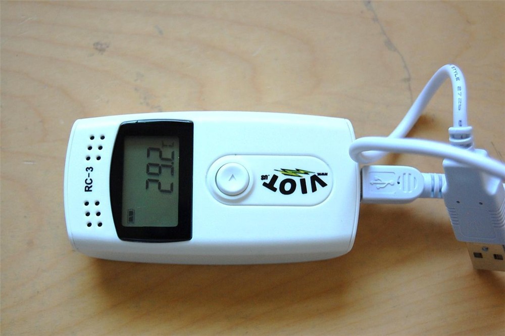 Data Logger Temperature Humidity Recorder USB/PC Software Sensor Cooler Freezer