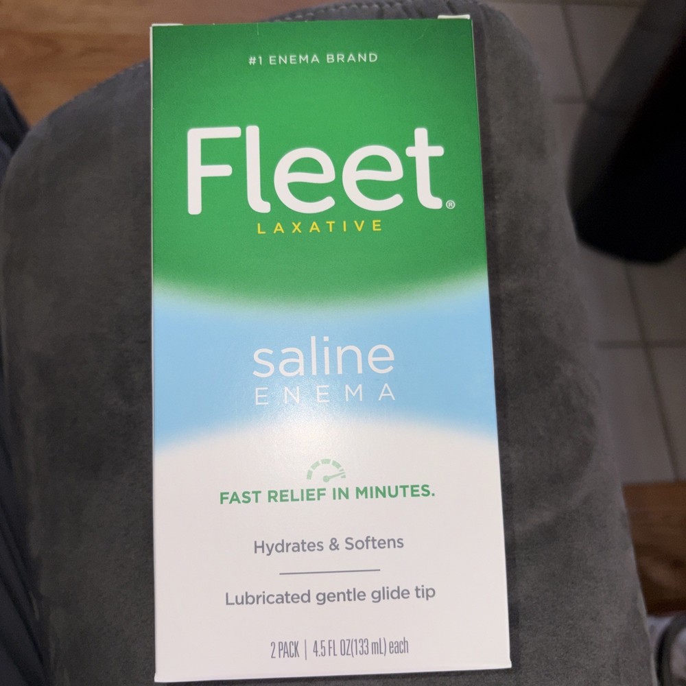 Fleet Enema Saline Laxative 4.5 Oz Ea 2 Pack 301320201420