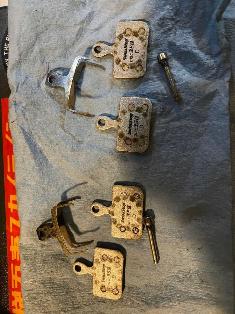 SwissStop brake pads for one ehicle