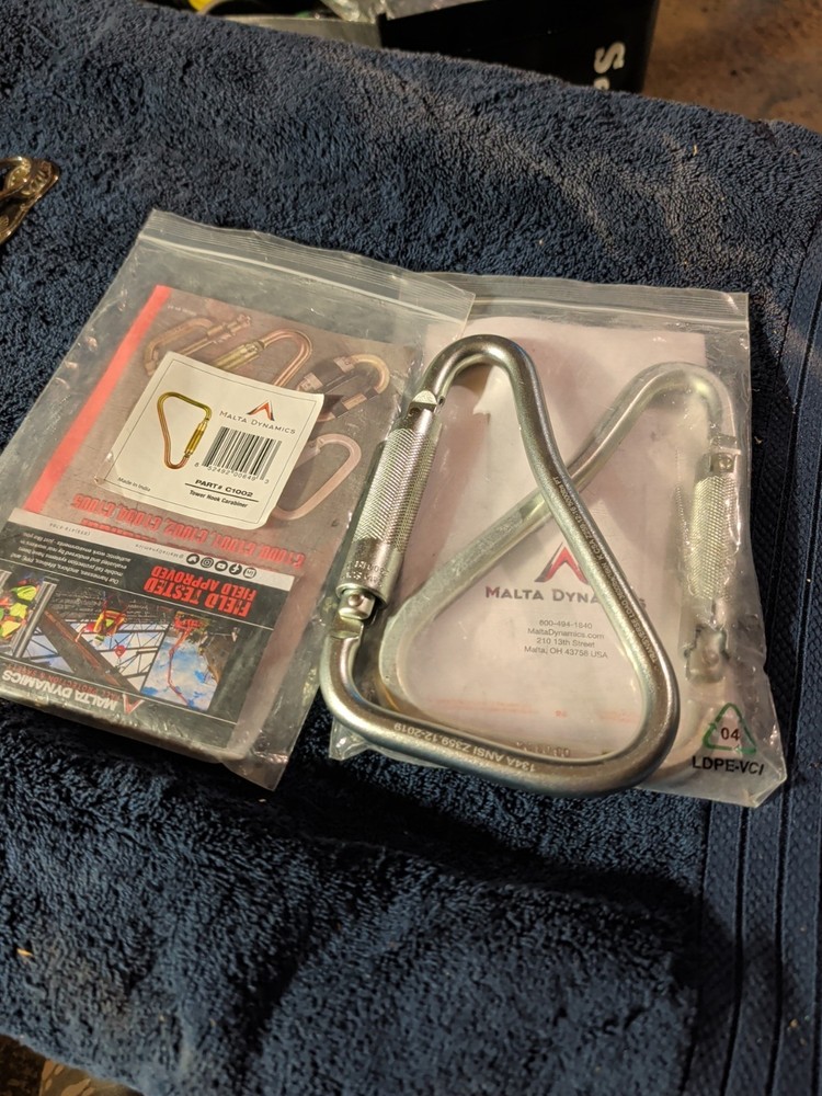 Tower Hook Steel Locking Carabiner 2