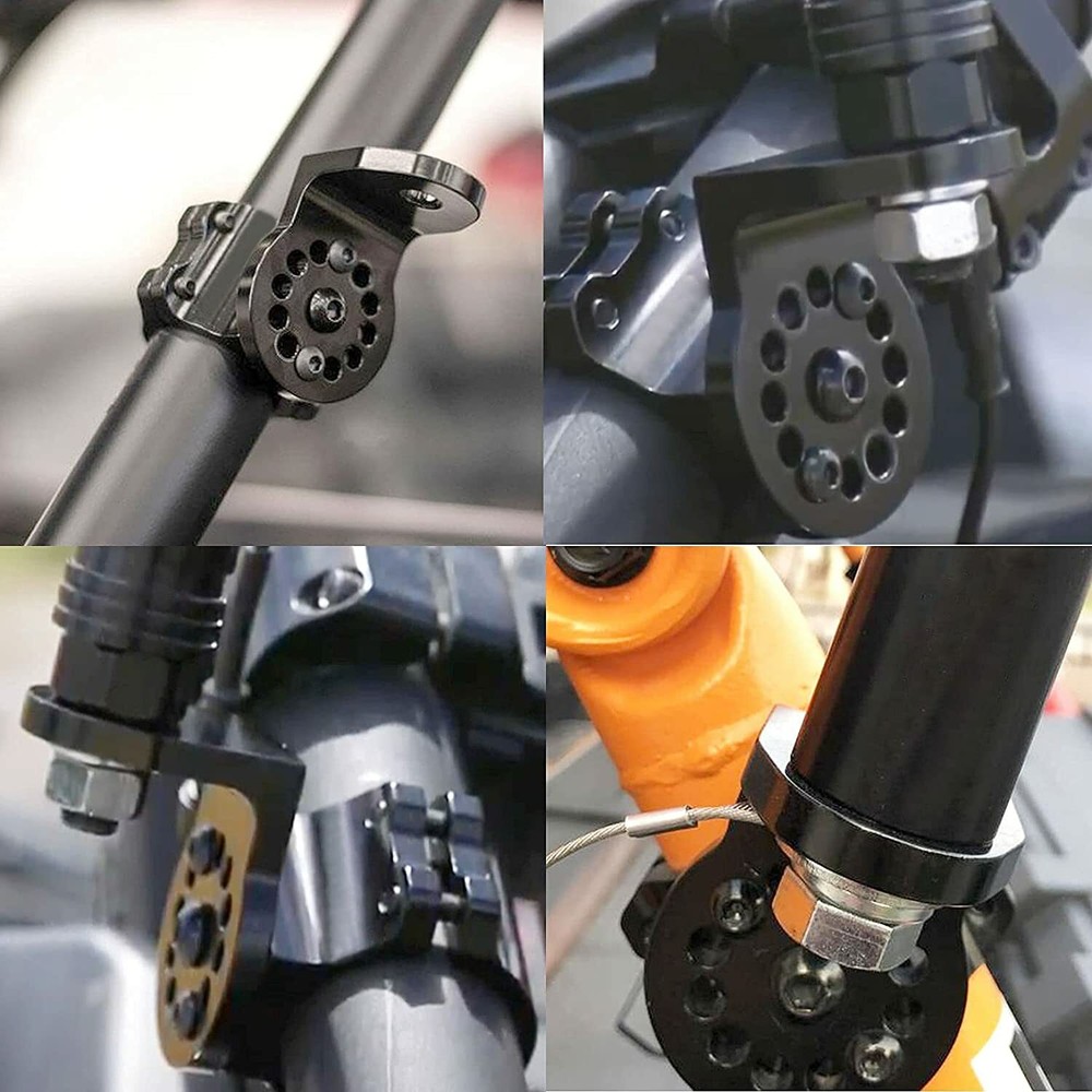 Adjustable CB Antenna Mount w/ Spring Mounting Base Flag Bracket For Can-Am X3