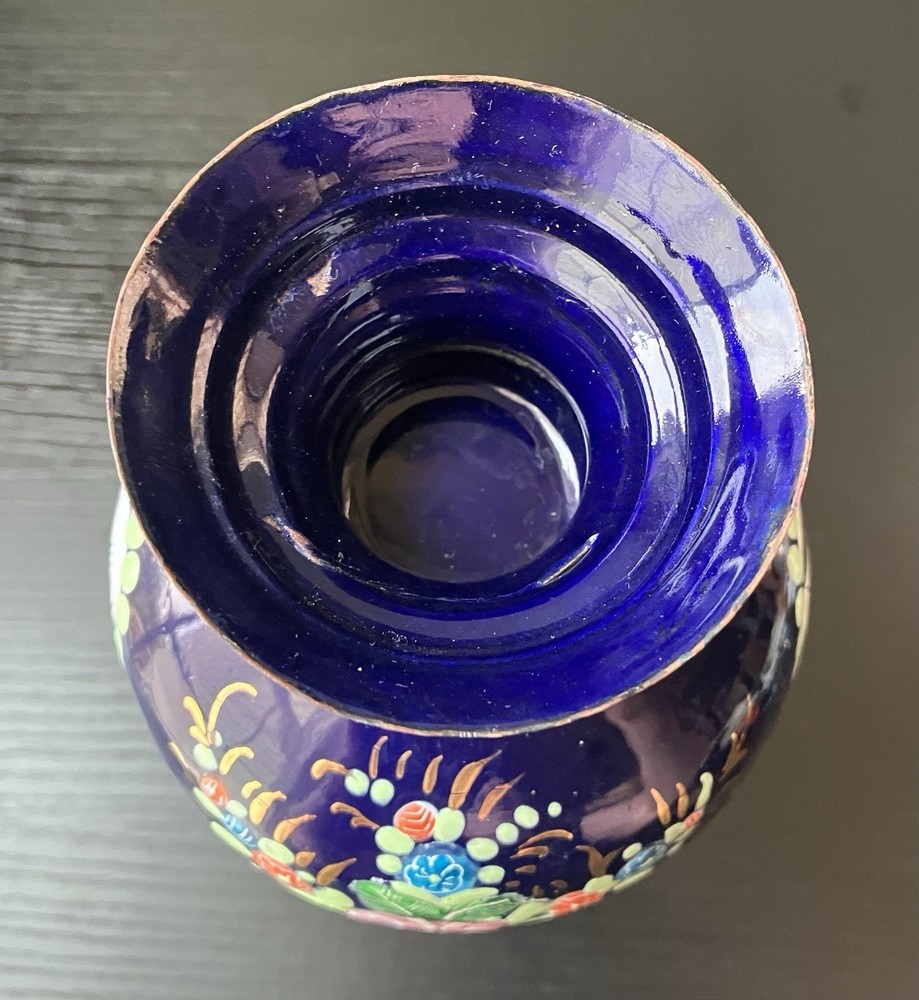 Vintage 6-piece Enameled Drinking Set