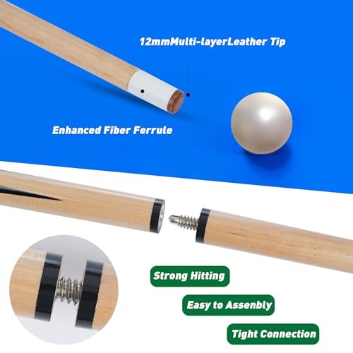 Pool Table - Pool Balls Billiard Set - Pool Table Accessories Set -Including