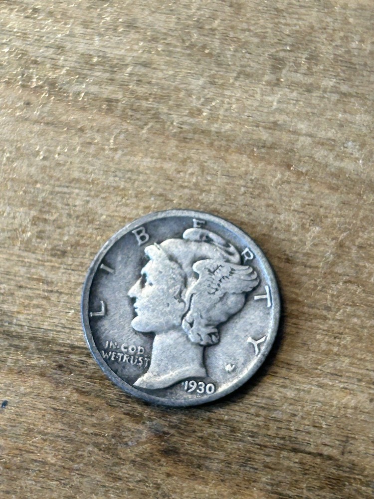 1930 Mercury Dime VG+