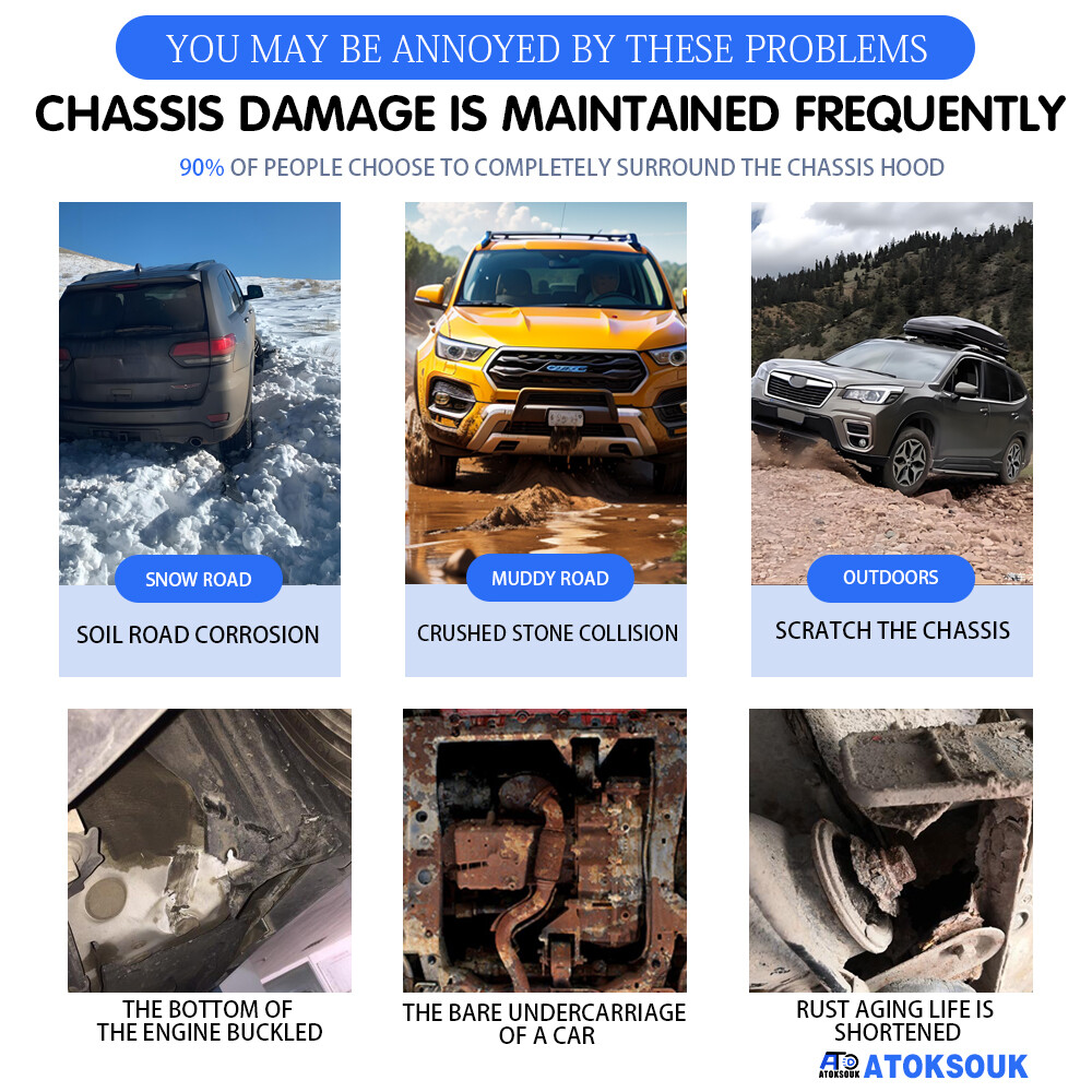 Thick Engine Splash Shield For Lincoln MKX 2016-2018 Front Engine Guard Hard