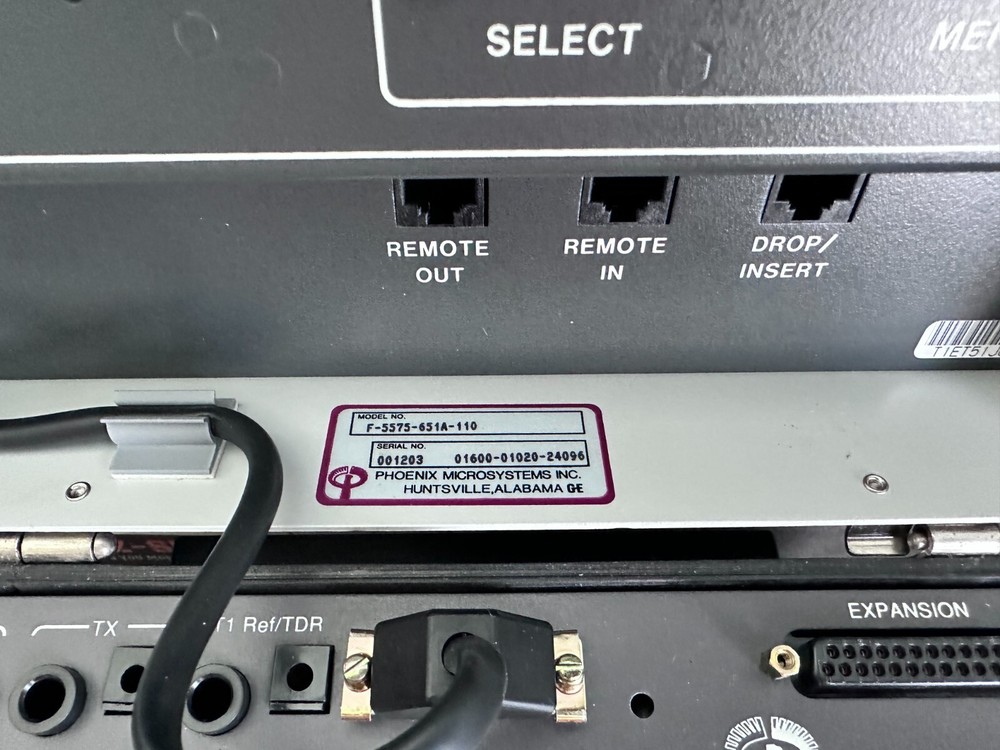 5575 T1 MICRO BERT + 5565 DSO PHOENIX MICROSYSTEMS GOOD LCD NO WAY TO TEST