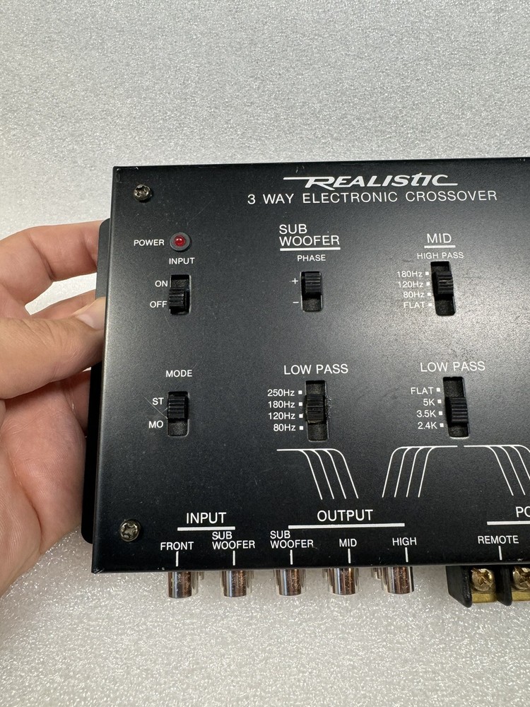 RadioShack Realistic 3 Way Electronic Crossover Network 12-1968