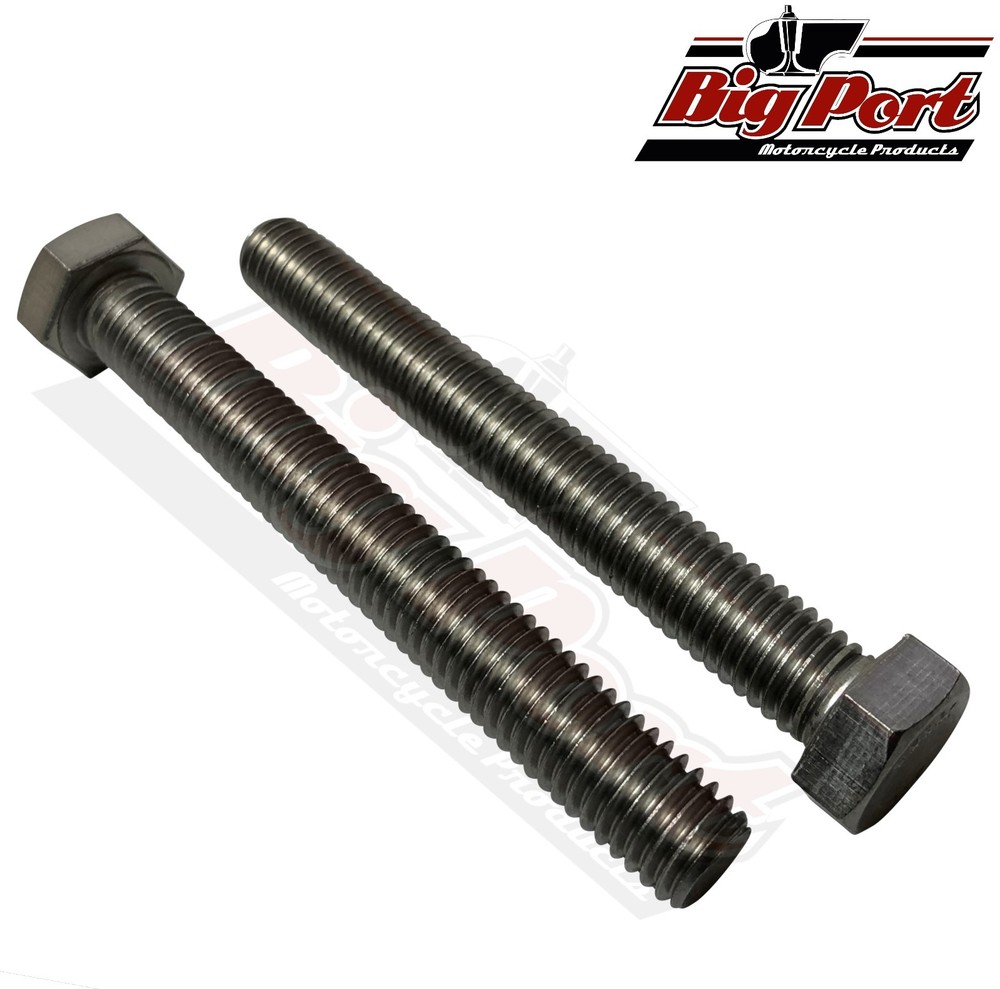 Big Port Handlebar Riser Bolt Pair Set 1/2 UNC x 3.8"