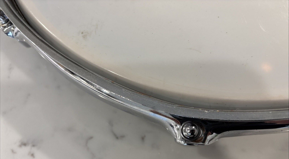 Custom Made 14”x 2", Birch shell, pancake tom (#273), using various drum parts