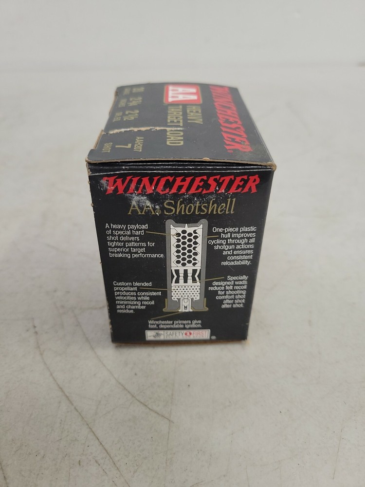 Vintage Winchester AA shot shells gauge box only