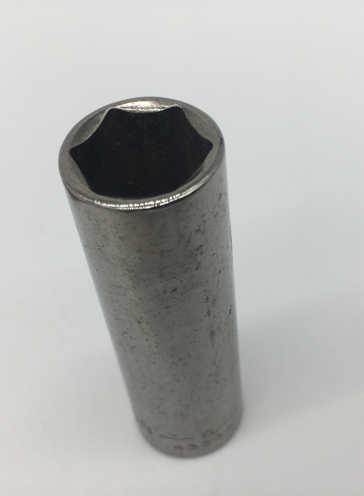 Vintage Craftsman -G- Code 43334 9/16” 6 Point 3/8” Drive Deep Socket! Nice USA