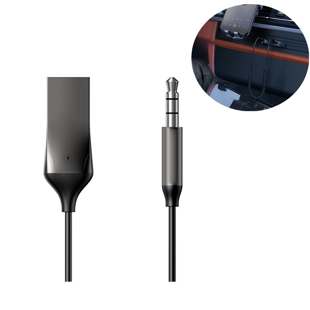 Wireless Bluetooth 3.5mm AUX Audio Audio Music Home Car Receiver Adapter Cable