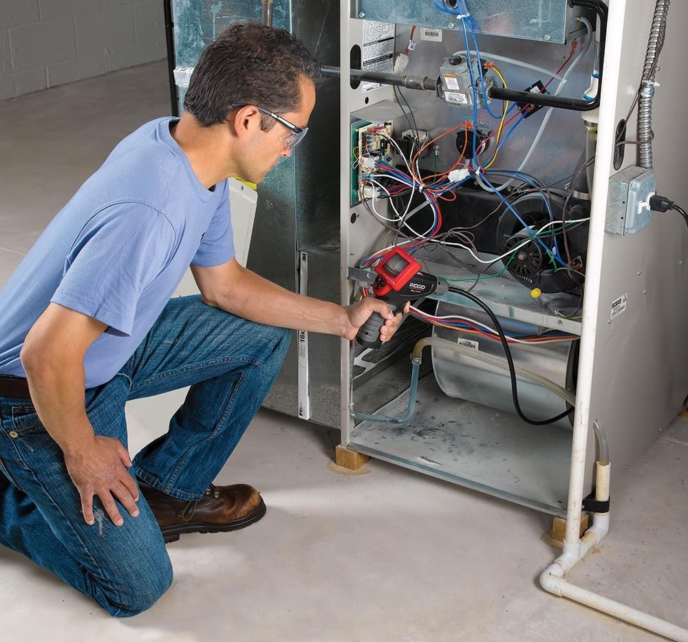 40043 Micro CA-25 Hand-Held Inspection Camera with 4' Cable, Borescope, Red