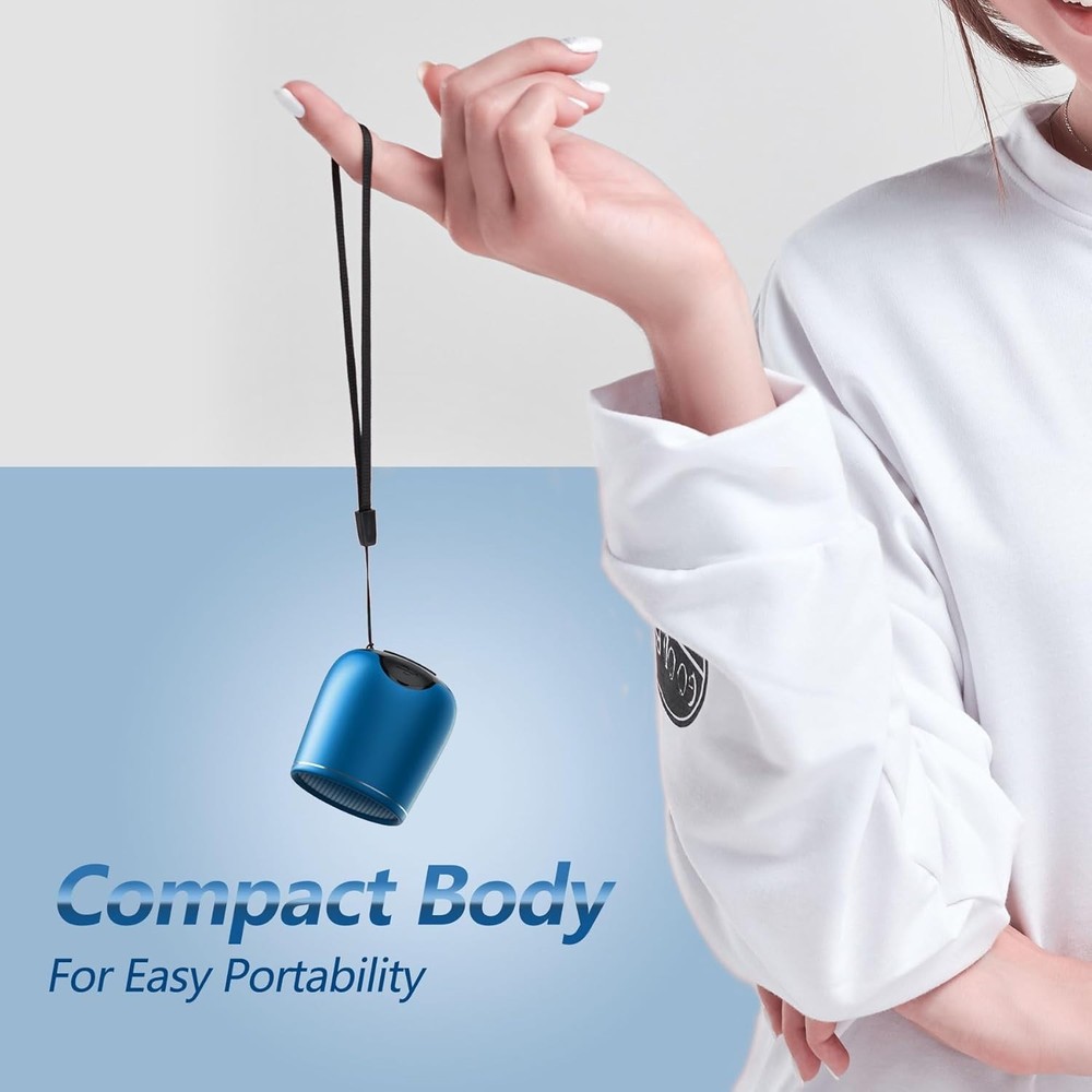 Waterproof Mini Bluetooth Speaker - Compact & Powerful for Outdoor Adventures