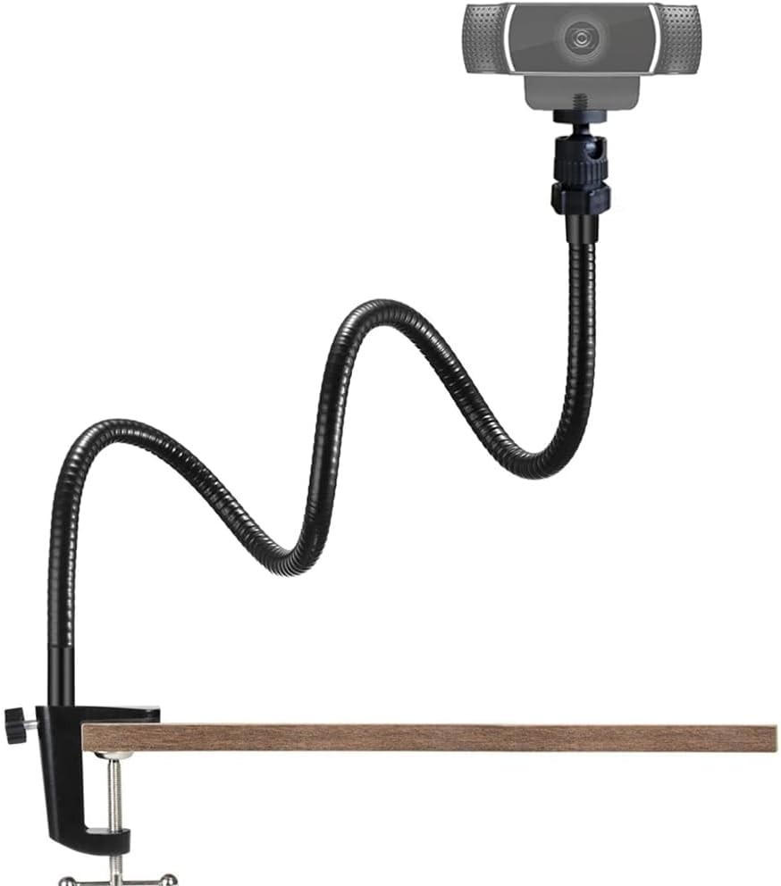 Webcam Stand Holder 27" Adjustable Gooseneck Desktop