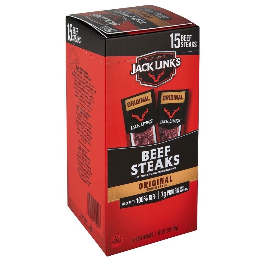 Jack Link’s Original Tender Style Beef Steak 15 Pack Jerky