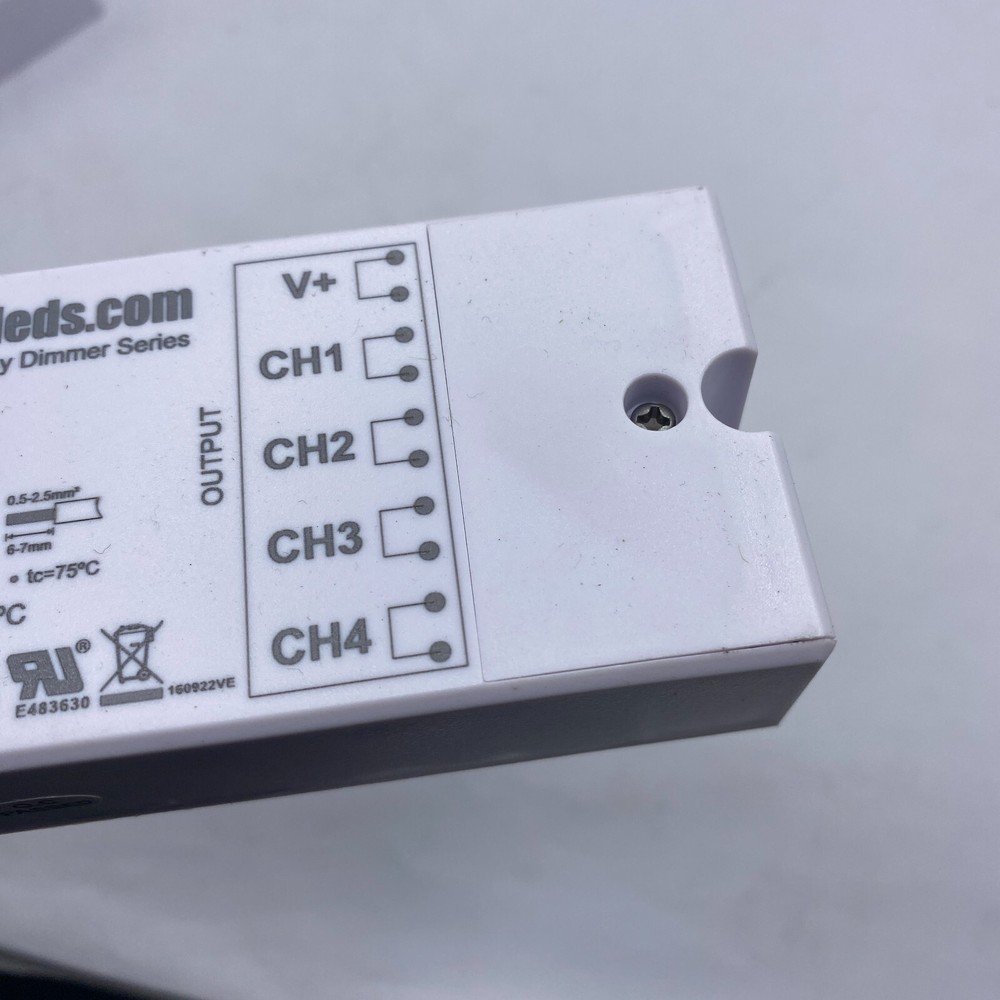 Superbrightleds EZD-4C8A Constant Volt.Led Controller-Signal Amplifier 12-36V ⭐