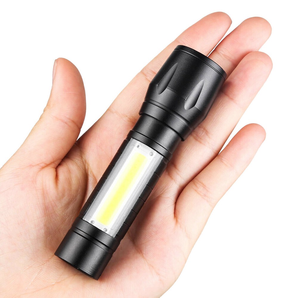 2x 950000000 Lumen Super Bright LED Tactical Flashlight Rechargeable Work Light