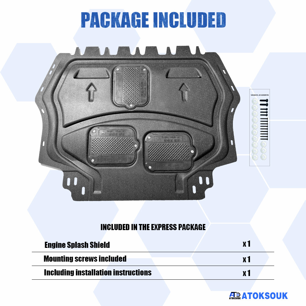 Thick Engine Splash Shield For VW Passat 2011-2018 Front Engine Guard Hard