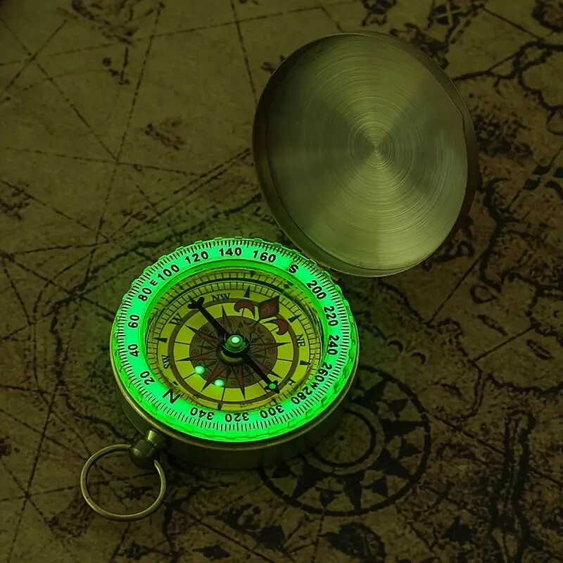 G50 Multifunctional Metal Compass: Glow In The Dark