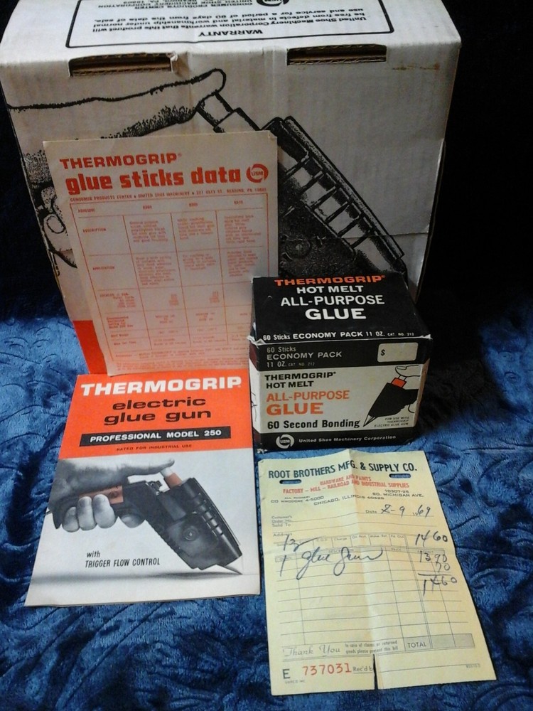 Glue Gun 1969 Working Thermogrip Electric Complete