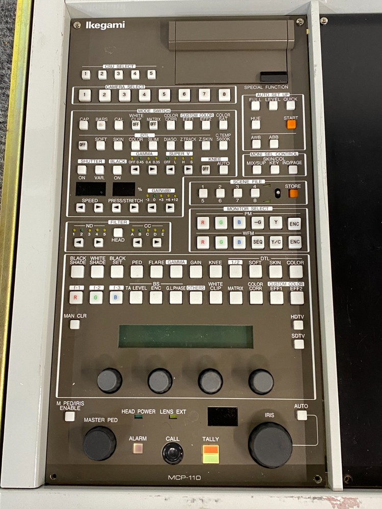 Ikegami MCP-110 Rack Mounted Maintenance Control Panel (Unit Only)