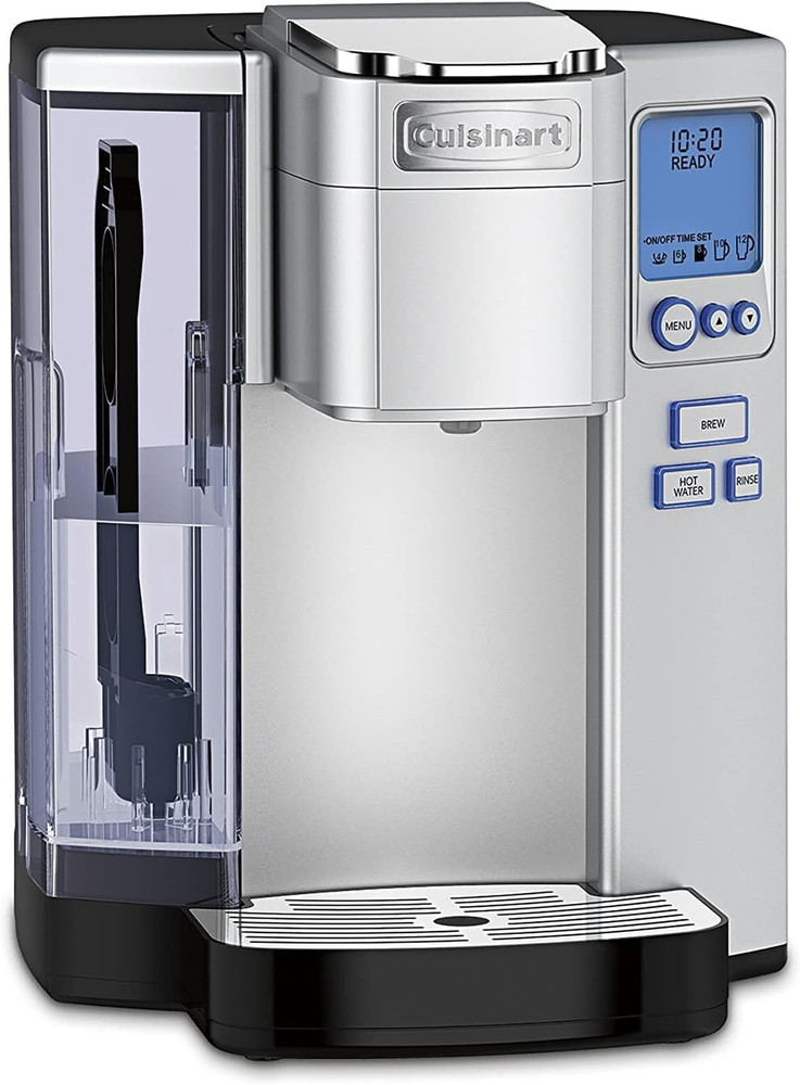 Cuisinart Premium Single Serve Coffeemaker 72oz Programmable Coffee Maker Silver