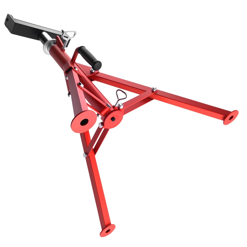 Adjustable Roller Stand Jack 2500lbs Load 27.6-52in Height Detachable Base