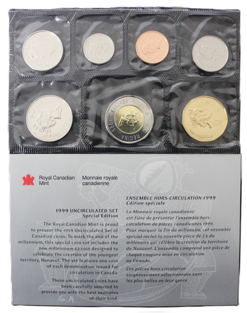 1999 Canada Proof Like NUNAVUT Set