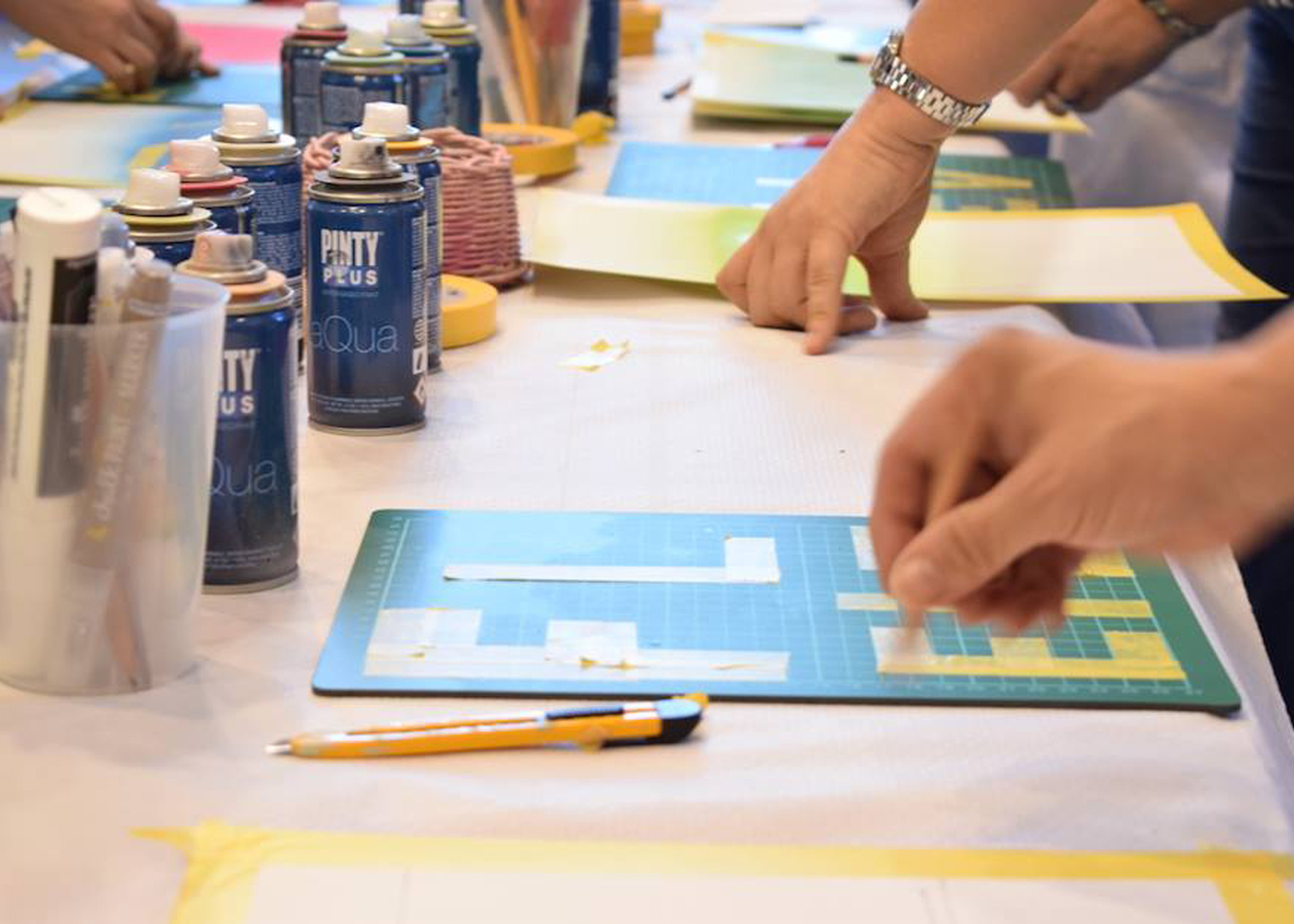 Pintyplus Aqua Water Based Spray Paint, 8 Piece Mini Artist Set - Pastel Colors