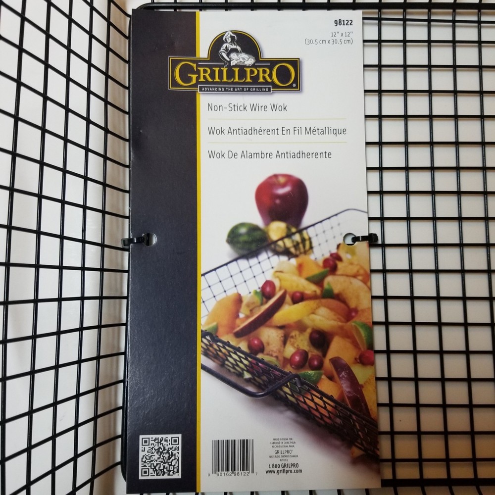 GrillPro 98122 non stick wire Wok