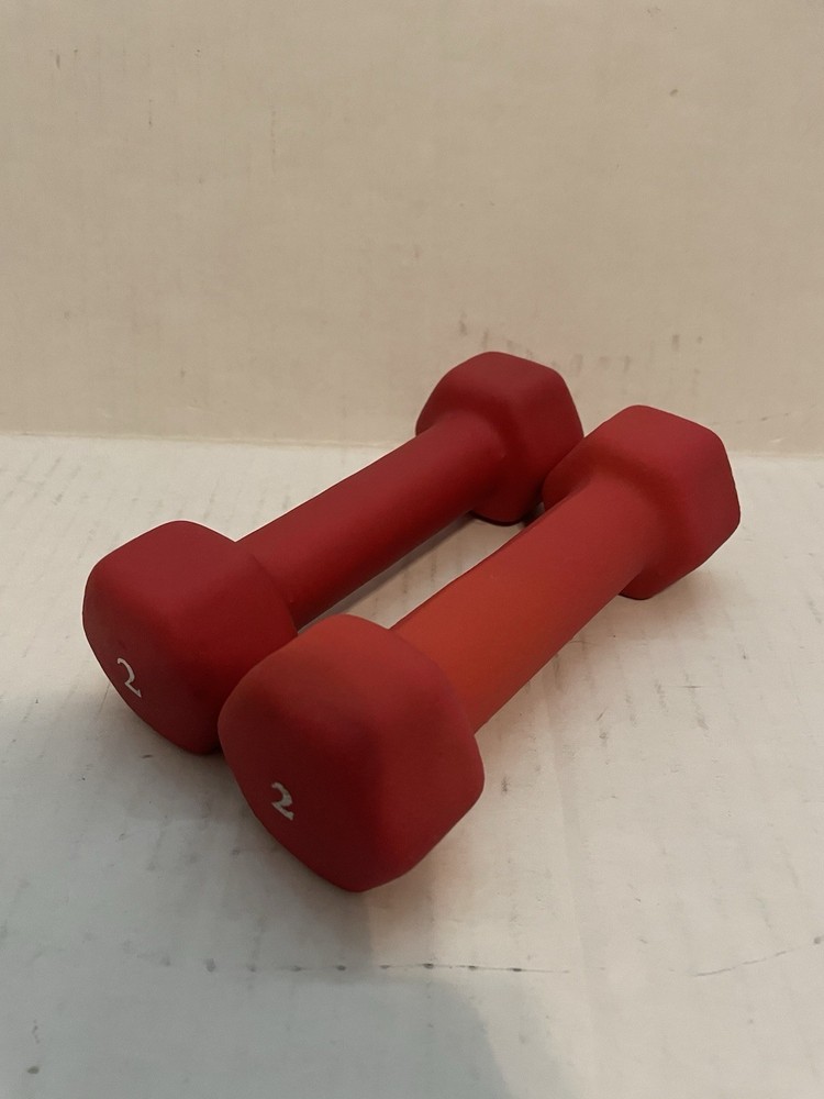 Two Pink 2 Pound Weights