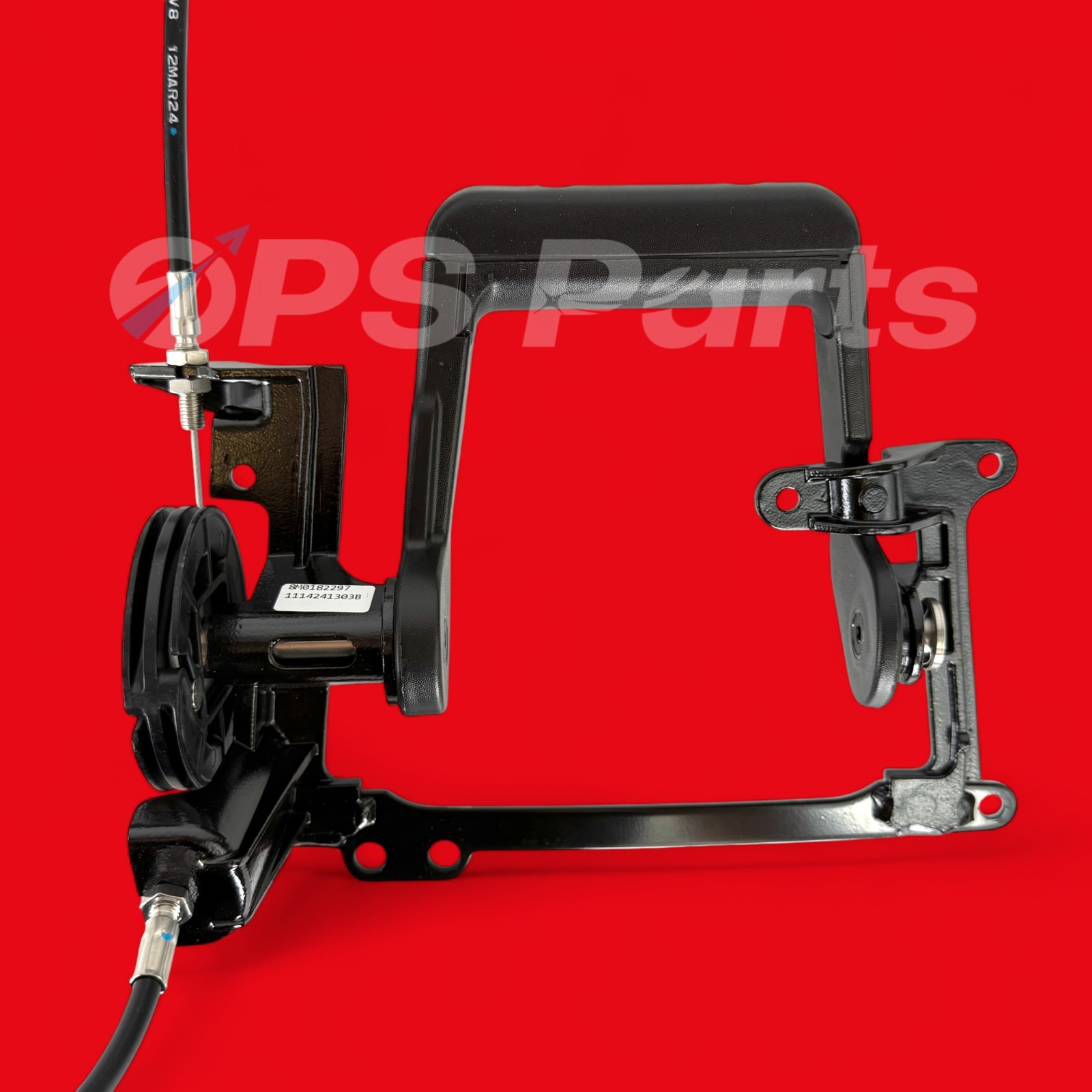 Mercury V8 Cowl Latch Assembly Part# 8M0232582 (ss 8M0183790) - New OEM