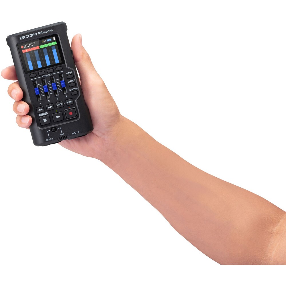 Zoom R4 MultiTrak 32-Bit Float 4-Track Recorder and USB Audio Interface