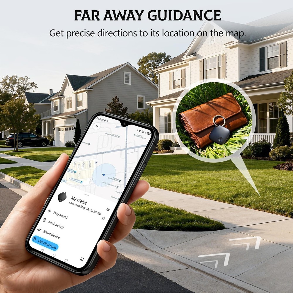 Air Tags-4 Pack Android【Google MFG Certified】, Air Tag for Android