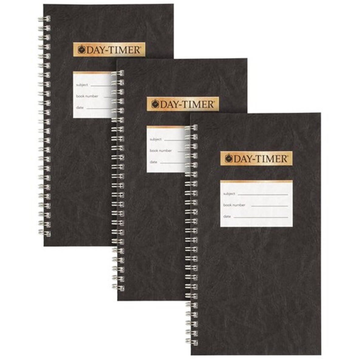 Day-Timer All Purpose Pocket Notes, Black, Pocket Size, 3 1/2" x 6 1/2", 3 Pack