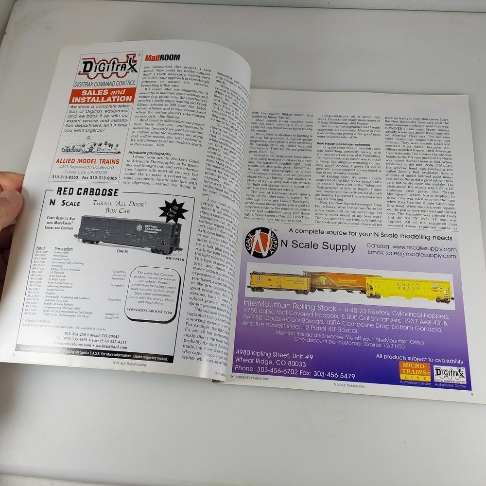 N Scale Railroading Nov Dec 2000 Northgate Engine Facility, Milwaukee Road