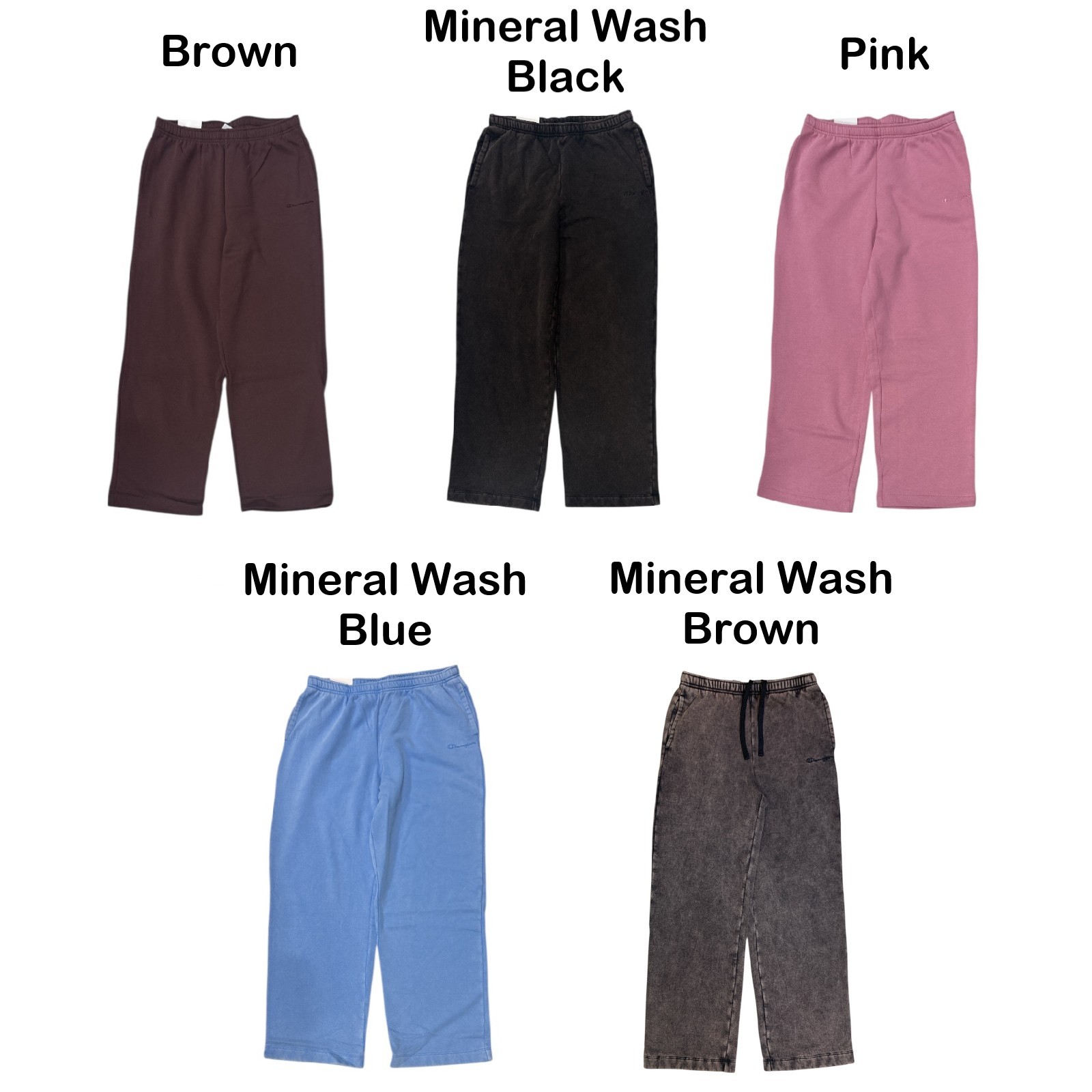 Champion Women's Elastic Waist Fleece Wide Leg Pant w/ Pockets