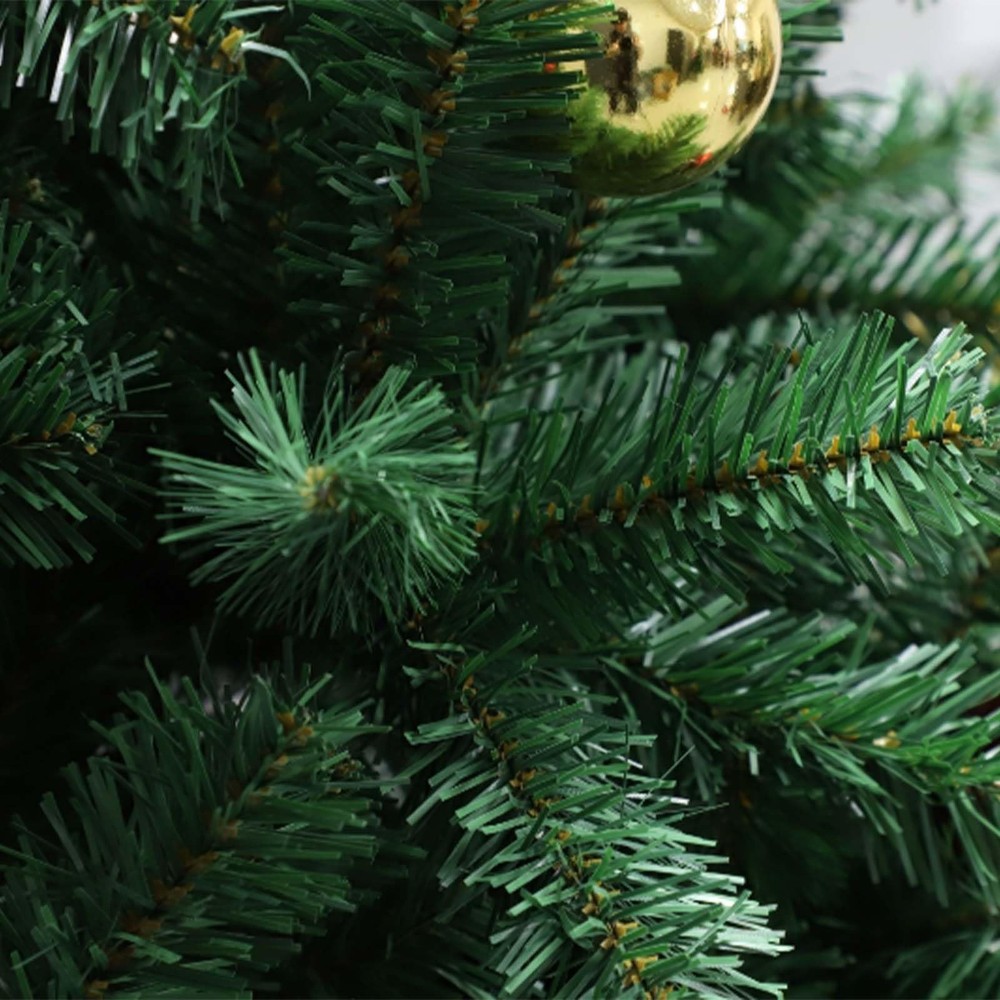 7FT Artificial Christmas Tree with Lights, Premium Hinged Artificial Pine Lighte