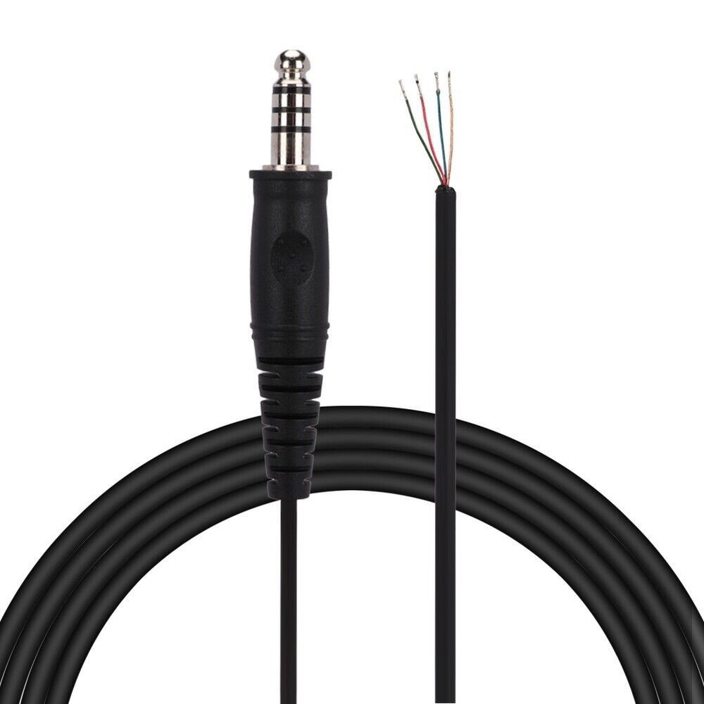 Accessories Aviation Headset DIY Replacement Line For Helicopter Headsets