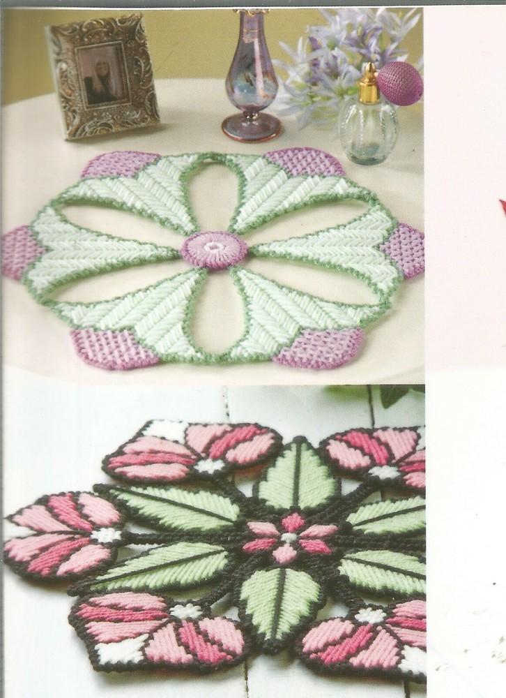 Plastic Canvas Patterns Decorative Doilies 5 Styles Annies Attic E74