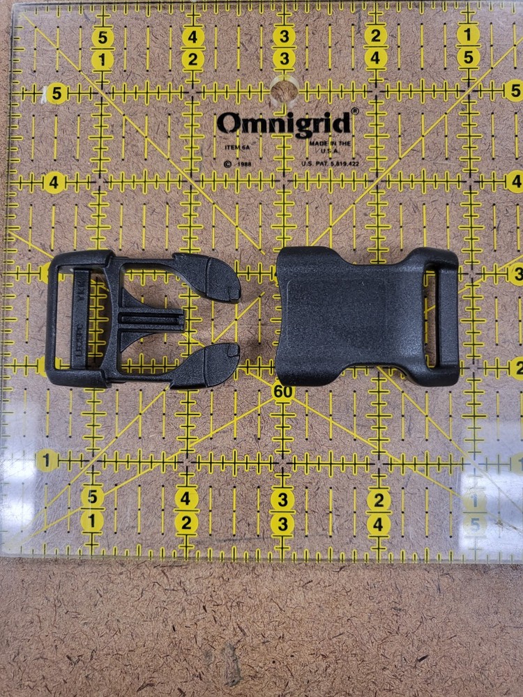 1" Buckle Strap Sets  - Two Piece Side Release Buckle for Nylon Webbing