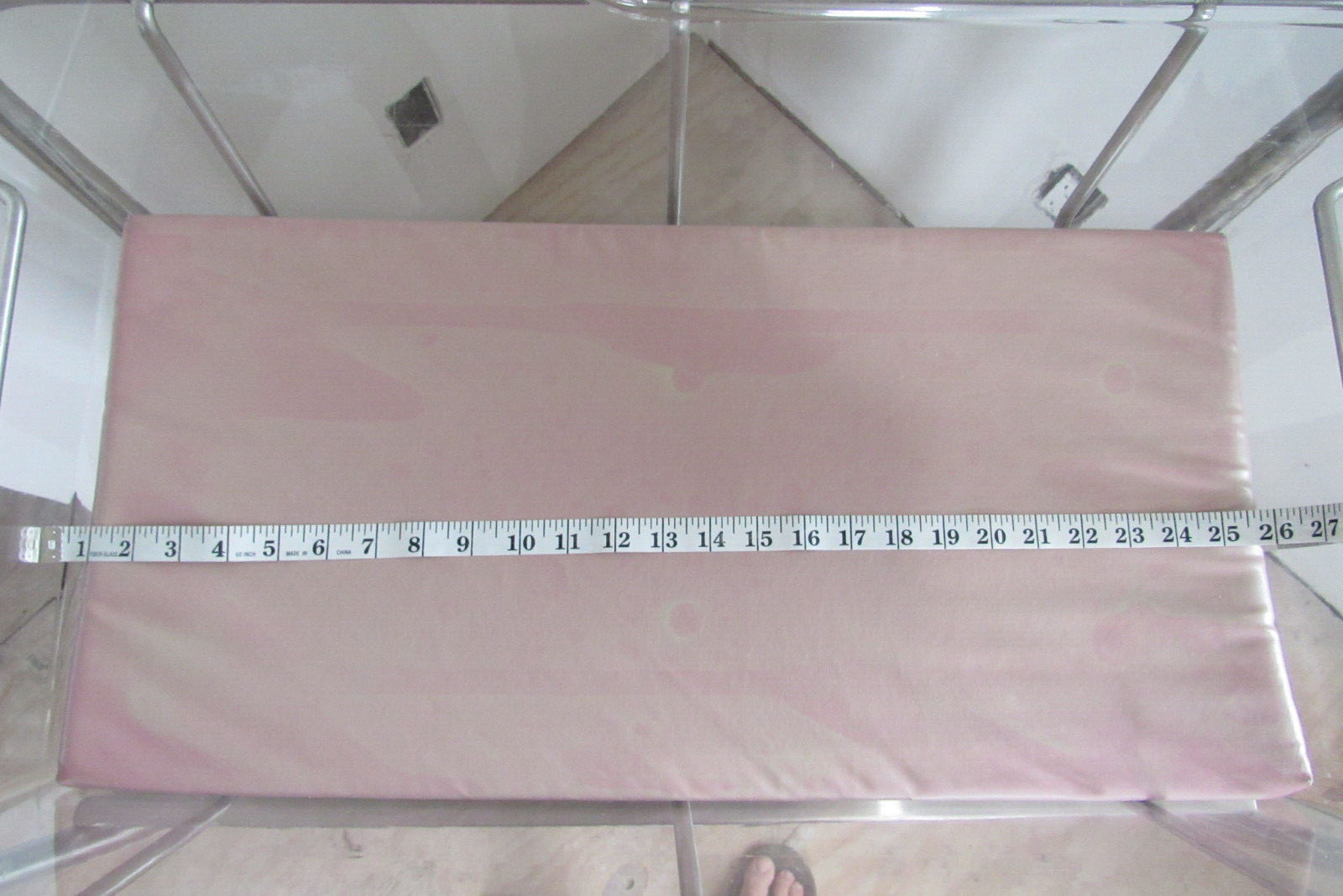 Blickman Stainless Steel Hospital Infant Bassinet w/ Acrylic Basket & Mattress