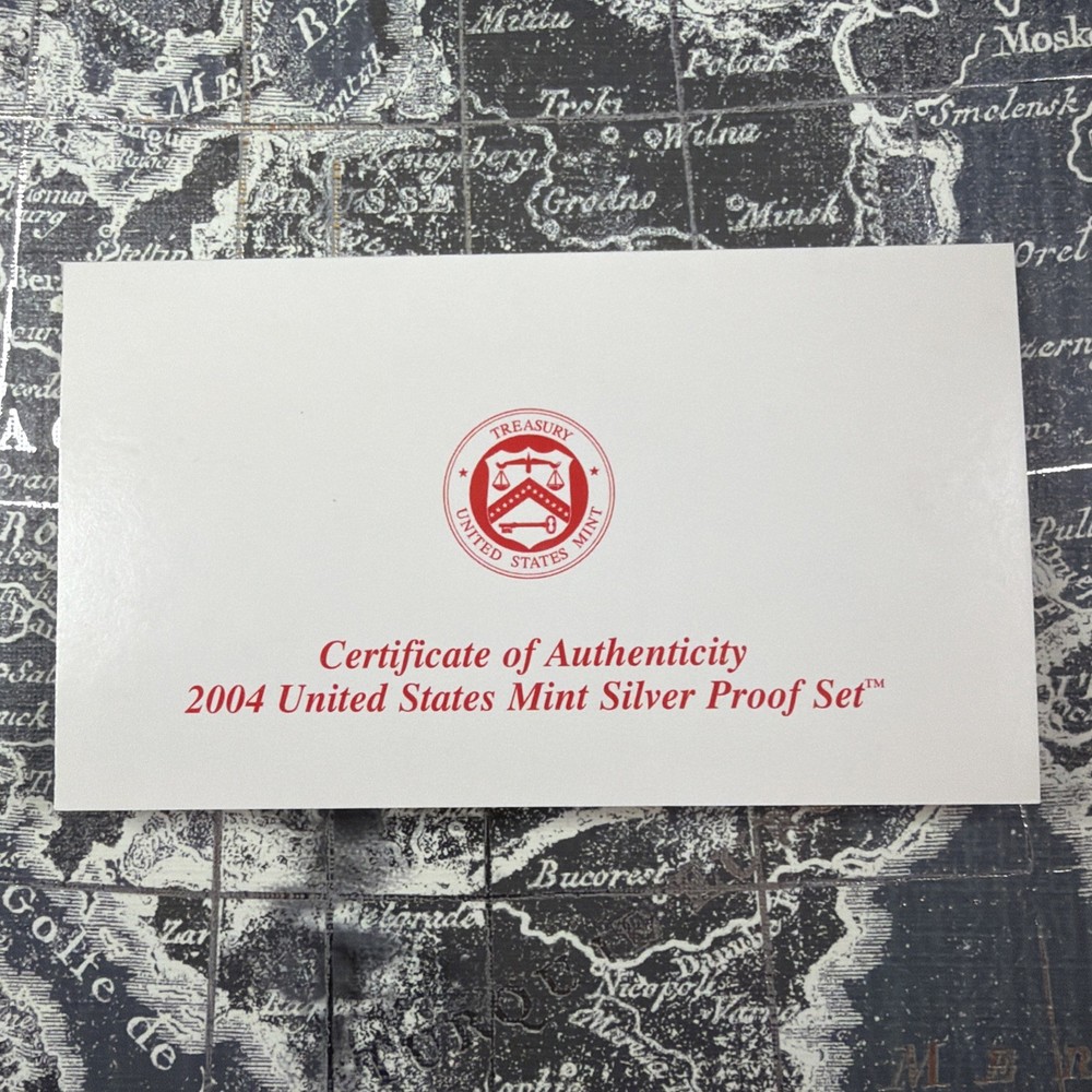 2004 US Mint Silver Proof Set w/OGP/COA