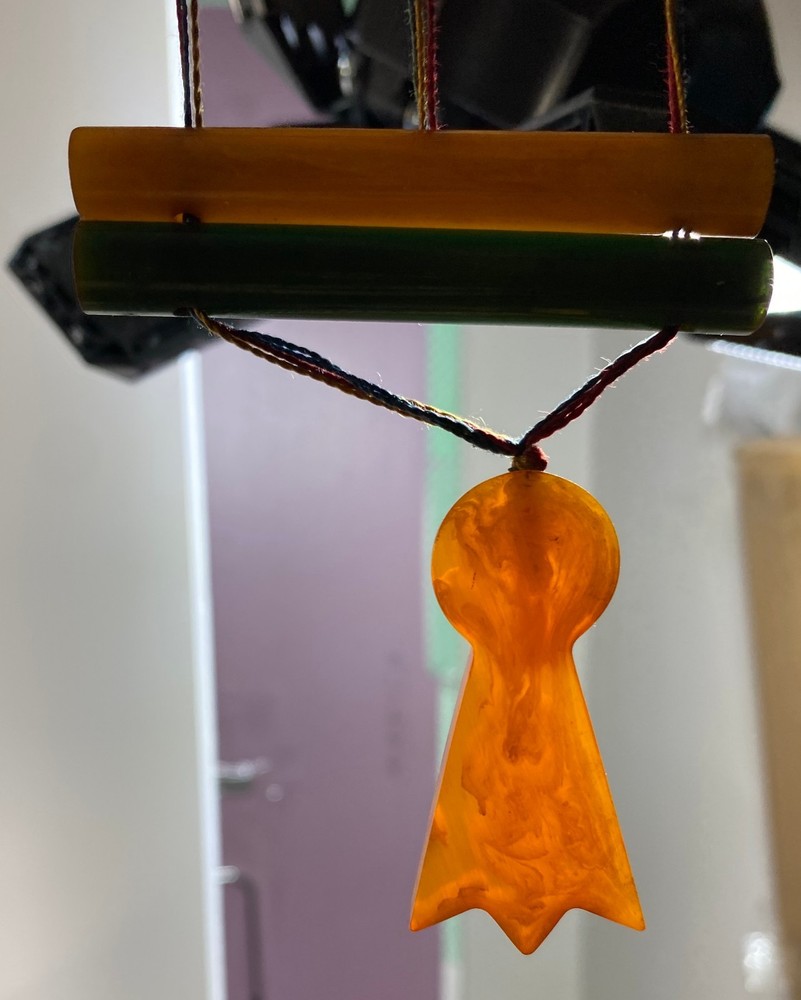 Bakelite String Puzzle Game Optical Illusion Rare Vintage