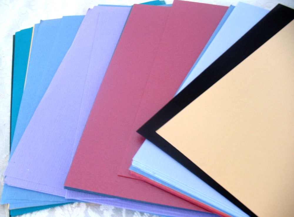 Stampin Up Solid Colors Cardstock - (24) 8.5x11 Sheets