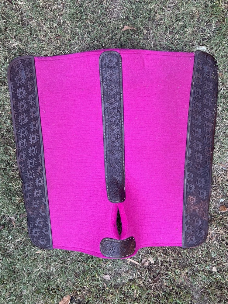 Custom Hot Pink Saddle Pad