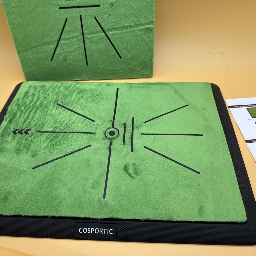 Golf Hitting Mat, Golf Training Mat for Swing Path Feedback Detection NEW open